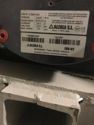 Дисковый тормоз лебедки, 2X480NM, FRMP480, 42436, EVO-02, ALZOLA