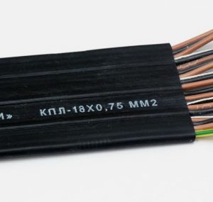 Кабель подвесной плоский лифтовый КПЛ-12х0,75