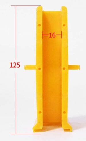 Вкладыш направляющей 127x34мм T16мм, Thyssen