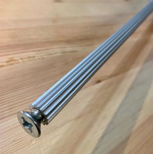 Шток-вал приводной для электропривода RACK MAX, 1000мм, серебро, 07457000