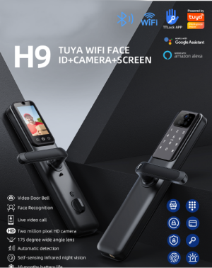 Smart Lock H9B Finger print + Face ID